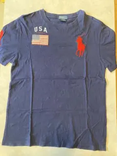 新品Polo by Ralph Lauren ネイビー Tシャツ L 14-16