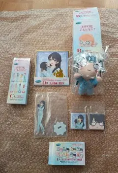 蓮ノ空　セガラッキーくじ　村野さやか　寝そべりぬいぐるみ等計4個まとめ売り　新品