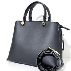 E'POR YBAG Mini サイドジップミニショルダーバッグ 2way 黒