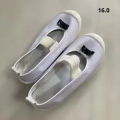 バレーシューズ 上靴 上履き 16 白 ホワイト 室内シューズ 園児 通園 子供
