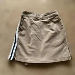 BROWNY サイドライン入り ミニスカート キュロット ベージュ F