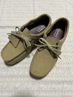 クラークス ワラビー　ゴアテックス モカシン ビブラムソールUK5 23.5cm