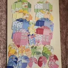 ダイカット素材【人気のパッチワーク柄】