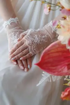 結婚式　ウェディング＊グローブ　ショートグローブ　ワタベウェディング