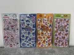 国内正規品　新作 プチドロップステッカー　ディズニー　4枚