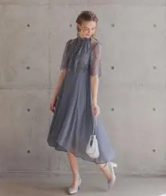 【Dorry Doll】パーティードレス　オケージョンドレス　レース　オレンジ