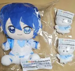 キャラ福くじ piapro KAITO おすわりぬいぐるみ A賞＋オマケ - メルカリ