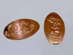 東京ディズニーリゾート スーベニアメダル 2種