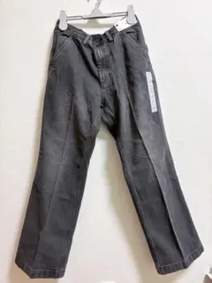 【完売品】GU フレアジーンズ ダークグレー　Lサイズ　新品未使用タグ付き