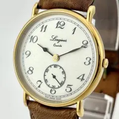 M*q様 6618 LONGINES 手巻き腕時計 メンズ ヴィンテージ K10 - メルカリ