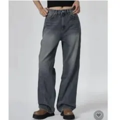 blackup デニム　フェスカルワイドデニムパンツ　ジーンズ　nugu 韓国