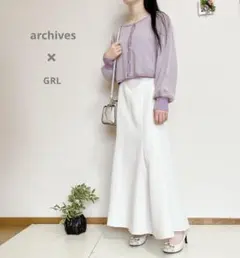 淡色コーデ2点売り カーディガン白スカート きれいめ 春デートコーデ レディース