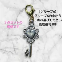 ハンドメイド 管理番号188 カスタムチャーム ３点セット価格 バラ売り不可