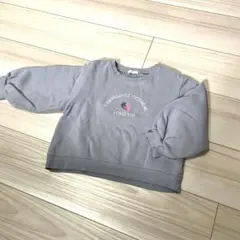 Lyceemine 毛玉バイバイ裏起毛 アソート刺しゅうスウェット 女の子