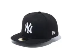 New Era 59FIFTY ブラック キャップ 7 1/2