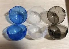 ガチャガチャ　カプセル　空　工作　カプセルトイ　3個セット　容器