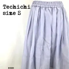 Techichi テチチ ギャザースカート ラベンダー フレア 0284★のサムネイル