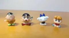 バスボールフィギュア　クレヨンしんちゃん 4個セット