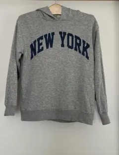 スウェットプルパーカー　グレー