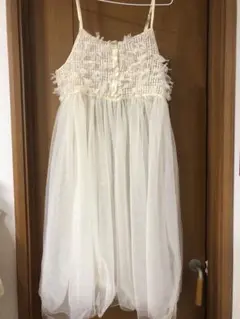 natural by CLIP チュールキャミワンピース 新品タグ付き　オフ