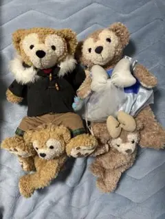 ダッフィー　シェリーメイ　ぬいぐるみ&ぬいぐるみポーチ