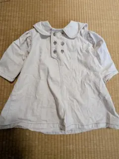 monbebe デニムセーラーワンピース　Ｌサイズ