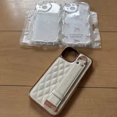 ONEGIF キルティング iPhoneケース ホワイト iPhone14対応
