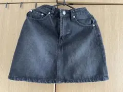 デニム タイトスカート ブラック Sサイズのサムネイル