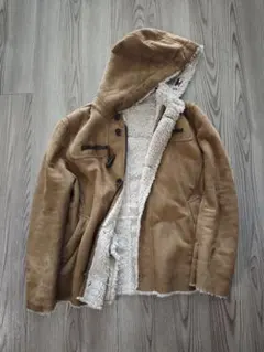 MALE & CO. フード付きブラウンジャケット LL