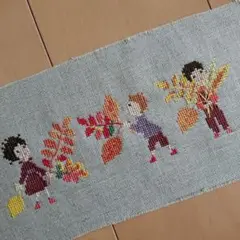 クロスステッチ完成品 サモイロフさん