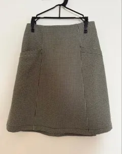 【美品】Ray cassin レイカズン　ミニスカート千鳥柄のサムネイル