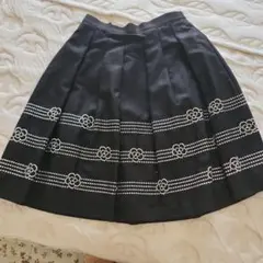 M'S GRACY 花柄刺繍 フレアスカート サイズ40
