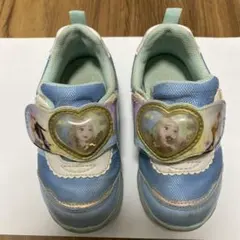キッズ　子ども　靴　エルサ スニーカー 青 アナと雪の女王　アナ雪　女の子