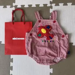 ★レトロ★ミキハウス ロンパース ダルマオール　85cm