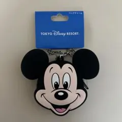 【新品】バッグチャームケース付 ミッキー