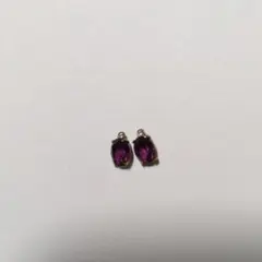 ペンダントトップ　パープル　2個セット