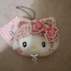 サンリオ チャーミーキティ ギャルネコ ポーチ チャーム ヒョウ柄