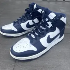 Nike ダンクハイカット シューズ ネイビー/ホワイト