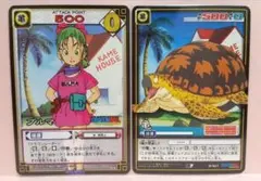 ドラゴンボールカードダスEX／カードゲーム／ブルマ、亀／2枚セット