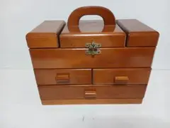 裁縫箱、手芸用、小物入れ、日本製、中古品、美品