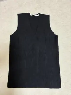 UNIQLO and LEMAIRE ブラックニットベスト L