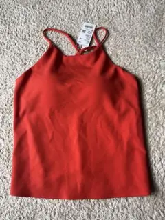 【新品未使用タグ付き】ユニクロ クレープジャージーブラキャミソールS