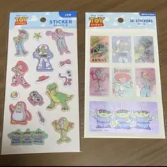 セリア　トイストーリー　ふわふわシール 3Dシール