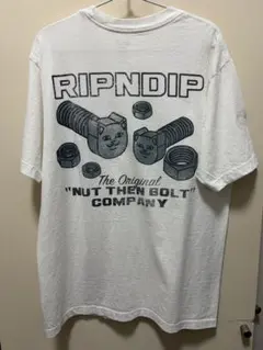 RIPNDIP Tシャツ ホワイト M