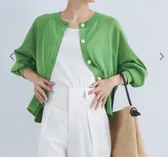 green label relaxing 忍ばせカーデ2WAY ウォッシャブル