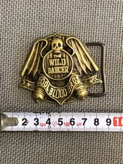 WILD DANCER COOL BLOOD BROS バックル　真鍮製