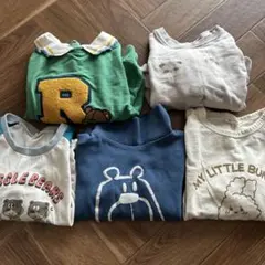 ベビー服 長袖Tシャツ 男の子 女の子　まとめ売り 80cm