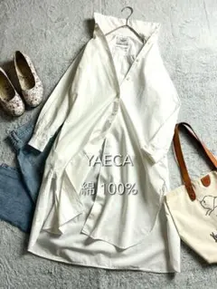 美品YAECA non sleeve wrap dress キナリ - メルカリ