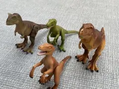 タカラトミー　アニア　恐竜　ティラノ　ヴェロキ　× 2 カルノ　4体セット