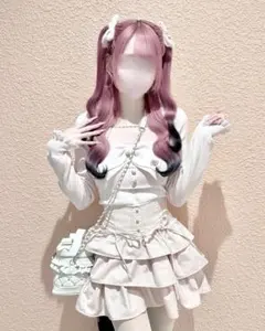 HONEYMEW ビッグリボンガーター風アンサンブルトップス ハニーミュウ 今かわいい”が手に入る♡ New brand HONEY MEW 🎀🩶 // 𓐄 𓐄 𓐄 𓐄 𓐄